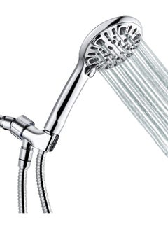 Buy SYOSI Shower Head Handheld Showerhead Set 9 Settings High Pressure Handheld Shower Head with Massage Spa and Pause Mode Easy to Install Chrome Finish in Saudi Arabia
