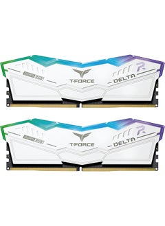 اشتري ذاكرة سطح المكتب T-Force Delta RGB White 64 جيجابايت (2 × 32 جيجابايت) DDR5 6000، وذاكرة الوصول العشوائي PC 288-Pin، و38 CAS Latency، ومجموعة شرائح Intel XMP 3.0، باللون الأبيض | FF3D564G6000HC38ADC01 في الامارات