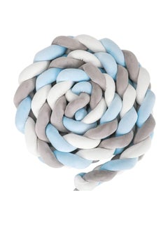 اشتري Soft Knot Pillow, Handmade Knot Cushion Decor for Sofa, Living Room, Bedroom, Office for Family, Kids,(Grey&Blue-4M) في الامارات