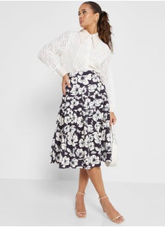 Buy Floral Print Skirt in Saudi Arabia