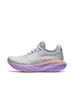 Buy Women Gel-Nimbus 25 Outdoor Running Sneakers Gray/Orange/Purple in UAE