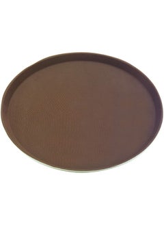 اشتري Round Non-Slip Tray With Rubber Surface And Polypropylene Bottom في الامارات