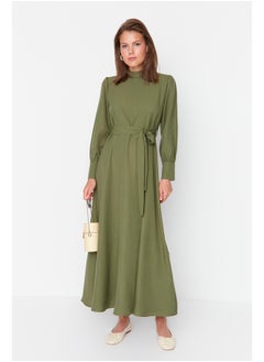 اشتري Woman Modest Dress Khaki في مصر