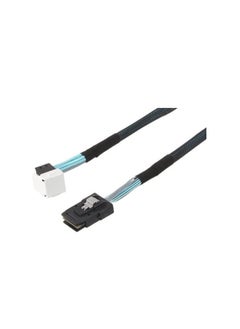 اشتري Keendex KX2383 SAS Female to Mini SAS Female Cable, 50 cm - Black في مصر