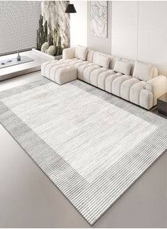 Buy Area Rug Living Room Simple Modern Carpet Living Room Bedroom Rug Floor Carpet Home Anti-slip Grey Rectangle polyamide Polyester  200*300CM in Saudi Arabia