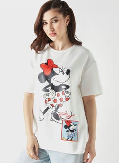 اشتري Minnie Mouse Print T-Shirt في الامارات