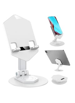 Buy Rotatable Cell Phone Tablet Stand Adjustable Foldable and Portable Stand for Desk and Office Use Phone Tablet Stands for iPhone iPad Stable Anti-slip Super Load bearing Ergonomic Design in UAE