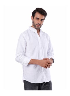 Buy Coup - Solid Oxford Shirt with Long Sleeves in Egypt