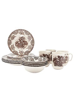 اشتري Claytan W/mill Brn Dinner set 16pc في الامارات