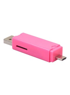 Buy Micro USB Charging Hub Pink in Saudi Arabia