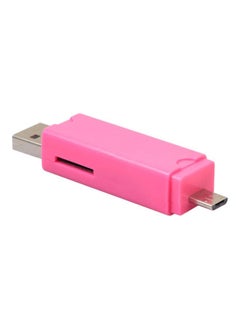 اشتري Micro USB Charging Hub Pink في الامارات