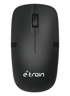 Buy E-train (MO10B) Wireless Optical Mouse 1200DPI - Black in Egypt