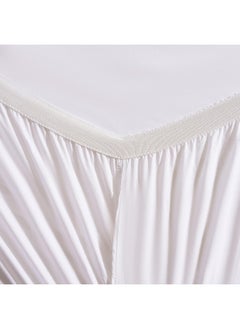 اشتري Elegance Fitted Sheet 200X200X33Cm - White في الامارات