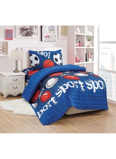 Buy 3-Pieces Kids Compressed Comforter set Reversible Bedding Set For Girls And Boys Single Size 150 X 200 Cm in Saudi Arabia