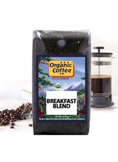 Buy The Organic Coffee Co. Whole Bean Coffee - Breakfast Blend (2lb Bag), Medium Roast, USDA Organic in UAE