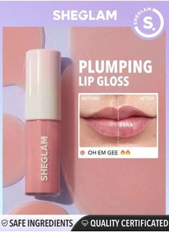 Buy SHEGLAM Hot Goss Plumping Lip Gloss-Oh Em Ge in UAE