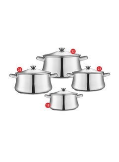 Buy Stainless Steel Classic Stewpot Set - 18,22,26,32 in Egypt
