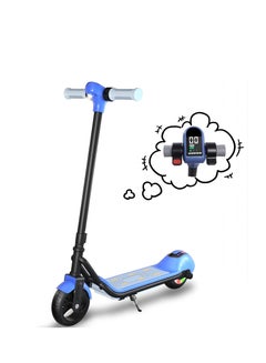 Buy Electric Scooters 24 V Blue For Kids Bluetooth LED Display Pedal Lights E-Scooter in UAE