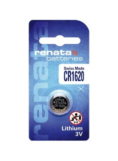 اشتري 1-Piece Renata CR1620 Swiss Made Lithium 3V Battery في الامارات