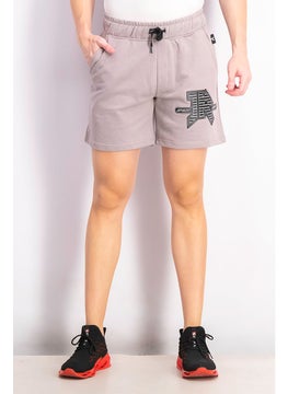 اشتري Men Sportswear Fit Training Short, Grey Zink في الامارات