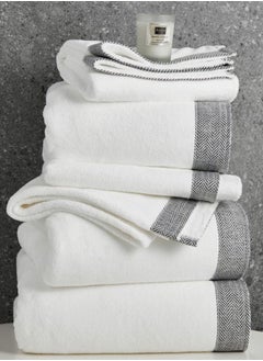 Buy Reefi Bath Towel Royal White in Saudi Arabia