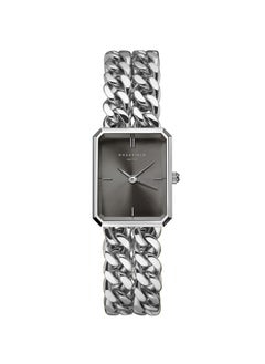 Buy Rosefield Octagon XS Double Chain Studio Edition Grey Silver Women Watch - SGSSS-O78 in UAE