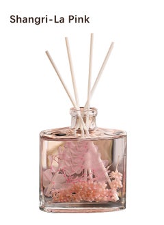 Buy Flower Reed Diffuser with Incense Diffuser Sticks and Preserved Flower Flame Free Long Lasting Natural Elegant Air Freshener Odor Eliminator for Home Office Bedroom Gift 120ml Shangri-la Sweet Aroma in Saudi Arabia