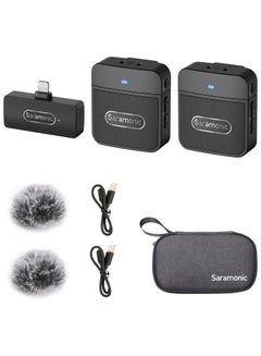 Buy Saramonic Blink100 B4 Wireless Lavalier Microphones for iPhone iPad 2.4GHz Plug & Play Lapel Clip-on Mic With Noise in UAE