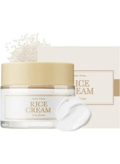 Buy I'm from Rice Cream , 41% Rice Bran Essence with Ceramide, Glowing Look, Improves Moisture Skin Barrier, Nourishes Deeply, Soothing to Even Out Skin Tone, K Beauty in UAE