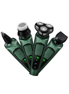 Buy Electric Shaver for Men, Rechargeable Electric Razors 4 in 1 Trimmer Kit for Wet & Dry Shaving, 1 Hour Fast Charging in Saudi Arabia