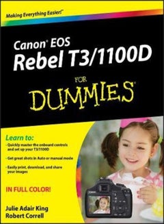 Buy Canon EOS Rebel T3/1100D For Dummies in Egypt