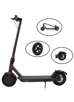 اشتري COOLBABY Electric Scooter Adults Foldable Sports Scooter Electric Bike for Adults, 8.5 Inch Tires, Up to 20 Miles Range & 15.5Mph, 350W,Bright Headlight, Double Brake Black في الامارات