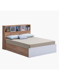 اشتري Juno King Bed with Headboard Storage 224 x 120 x 190 cm في السعودية