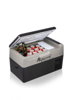 Buy Alpicool G22 Car Fridge 22 Litre Mini Fridge 12/24v Car Refrigerator Portable Camping Fridge Freezer Truck Electric Cool Box for Campervan RV Boat Travel Picnic,-20℃ to 20 ℃/Low Consumption in Saudi Arabia