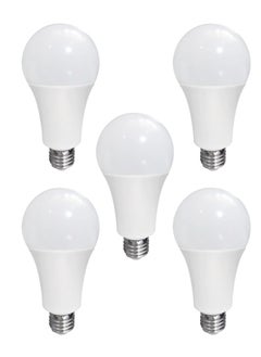 Buy Pack Of 5 LED GLS Lights Bayonet Cap BC, 12watt 1100LM Bulbs, 6500K Cool White, A60 E27 B22 Energy Saving Not Dimmable Globe Lamps For Bedroom Downlight Table Lamp Chandelier Hallway Ceiling Lamp etc. in UAE