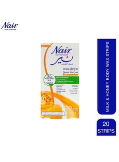 Buy Hair Remover Body Wax Strips Milk & Honey 20s in UAE