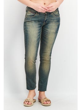 اشتري Women Skinny Fit Non Stretchable Washed Jeans, Dark Grey في الامارات