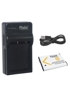 اشتري DMK Power NP-BN1 800mAh Battery and Single Slot Usb Charger Compatible with Sony DSC-QX10, DSC-QX30, DSC-QX100, DSC-TX100V, DSC-TX200V, DSC-W800, DSC-W810, DSC-W830, ect, في الامارات