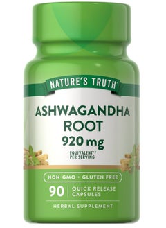 Buy Ashwagandha Root 920mg 90 capsules in UAE