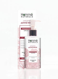 Buy Hygiene Active White Intimate Wash For Sensitive areas 200ML in UAE