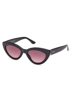 Buy Women's UV Protection Cat Eye Shape Sunglasses - GU790501T52 - Lens Size: 52 Mm - Shiny Black in Saudi Arabia