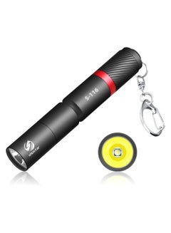 Buy LED Small Powerful Mini Keychain Flashlight, 3 Modes, Waterproof Level Ip67 diving, Multi-function Emergency Built-in Battery in Saudi Arabia