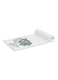 Buy Tree Table Runner, White - 135X220 Cm in UAE