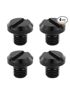 Buy 4PCS Universal Motorcycle Mirror Hole Plugs 10mm Rearview Mirror Hole Screws Aluminum Motorcycle Mirror Hole Banking Plug High Hardness and Good Toughness Black in Saudi Arabia