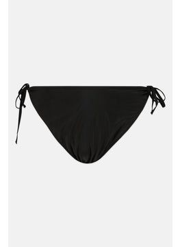 اشتري Women Plus Size Solid Bikini Bottom, Black في الامارات