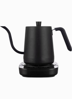 Buy Electric Gooseneck Kettle 304 Stainless Steel Coffee and Tea Pot 800ml 1000W ZK-KH101 Black in Saudi Arabia