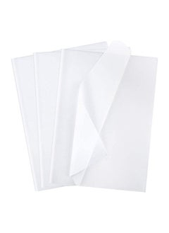 Buy White Gift Wrapping Tissue Paper Sheets for DIY Crafts, Gift Bags Holidays Birthdays 50 x 75 cm (50 Sheets) in UAE