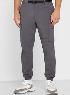 Buy Essential Straight Fit Cargo Pants in UAE