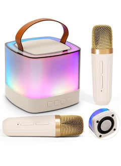 Buy Karaoke Speaker with Microphone - Portable Bluetooth Wireless Karaoke Machine for Kids and Adults and Lights, Birthday Gifts Toys for Girls and Boys Family Party in Saudi Arabia