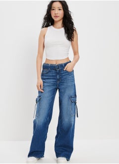 Buy High Waist Ripped Jeans in UAE